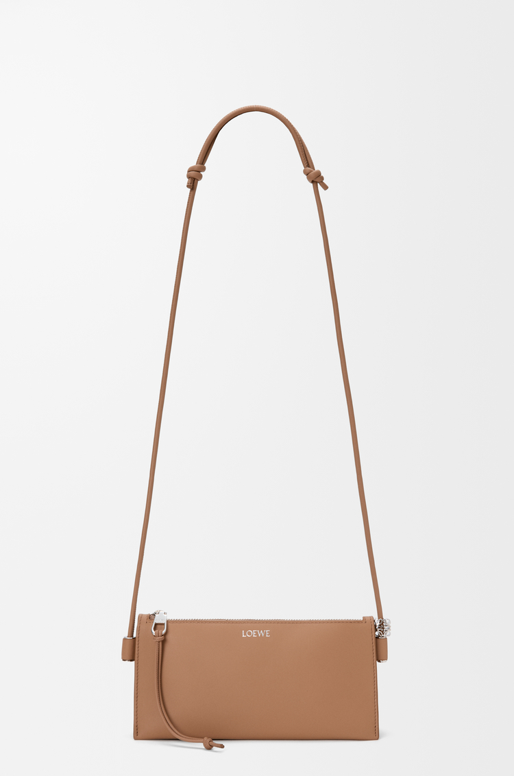 LOEWE Joya pouch in nappa calfskin Mocha
