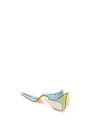 LOEWE Bird charm in calfskin Icy Pink/Yellow pdp_rd