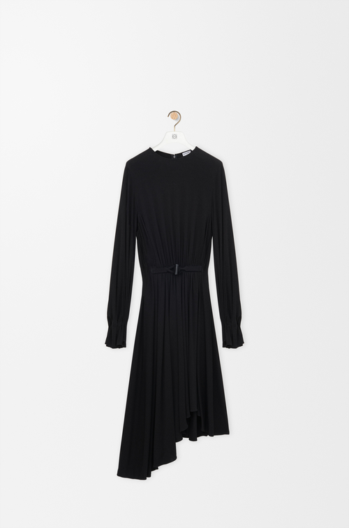 LOEWE Dress in viscose 黑色