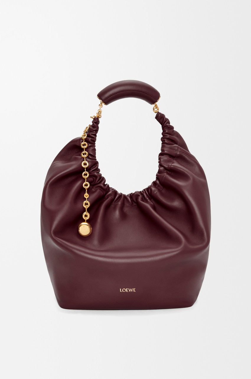 Medium Squeeze bag in mellow nappa lambskin