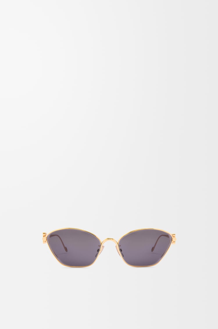 LOEWE Gafas de sol Anagram estilo hexagonal Humo/Moka