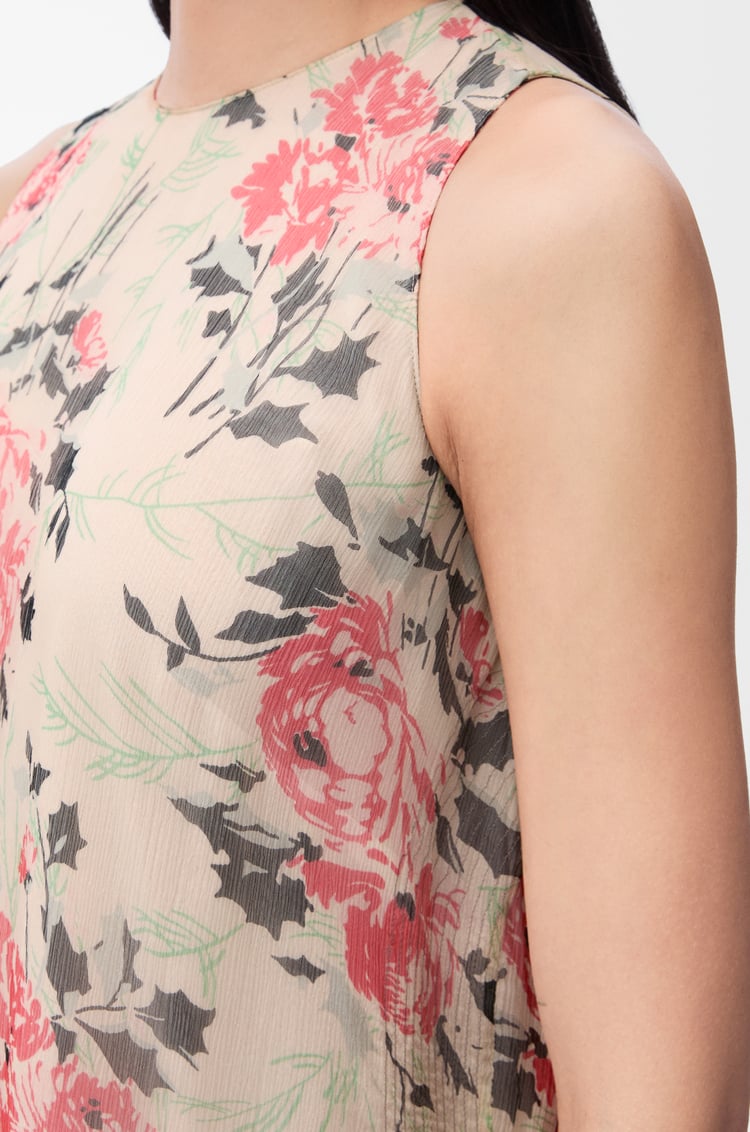 LOEWE Vestido en seda Multicolor