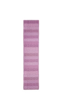 LOEWE Anagram scarf in wool, silk and cashmere 藍紫色