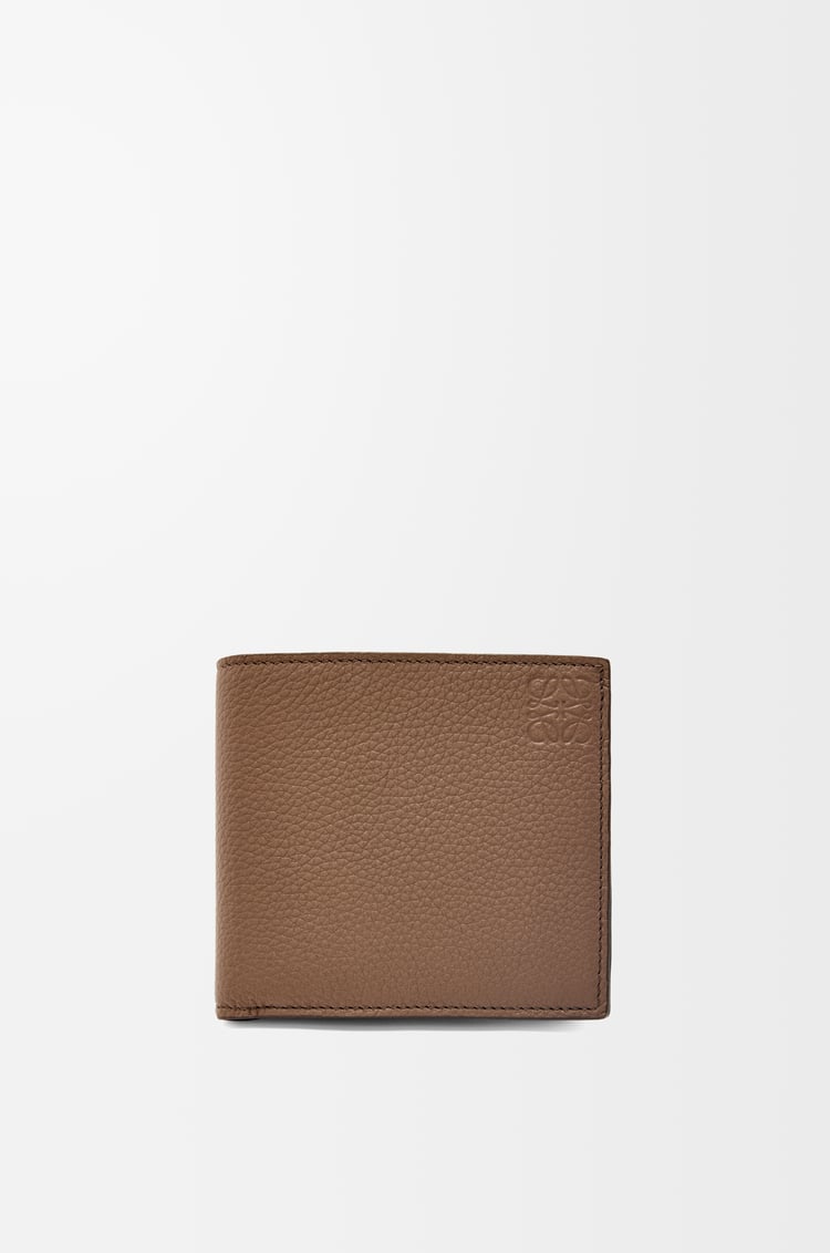 LOEWE Cartera con dos pliegues en piel de ternera Marrón Invernal