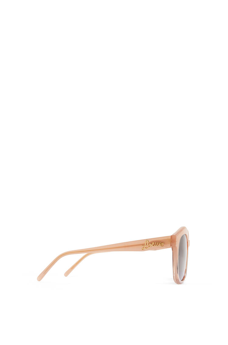LOEWE Browline sunglasses in acetate Gradient Rose/Gold