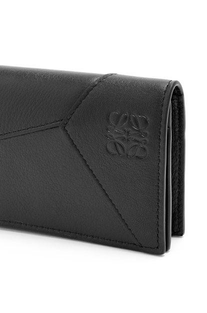LOEWE Puzzle business cardholder in classic calfskin Black plp_rd