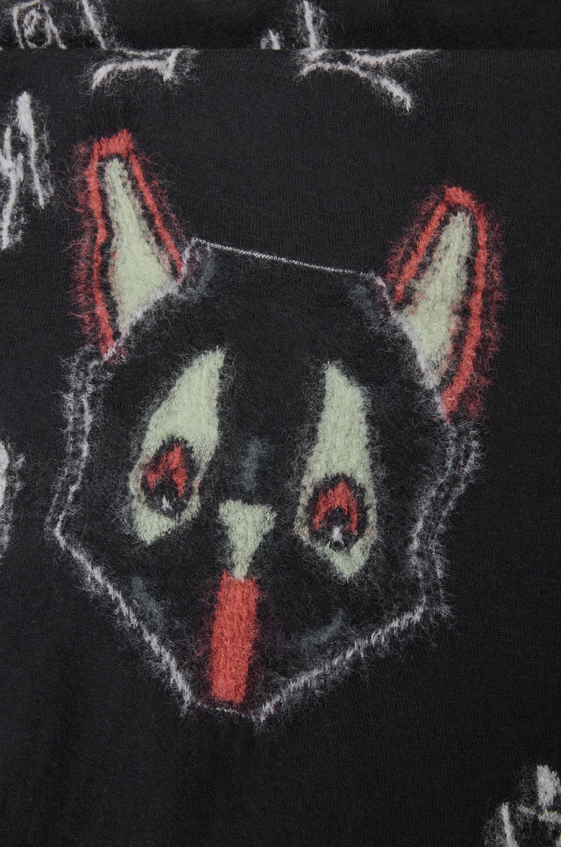 スカーフ（ウール） ブラック - LOEWE