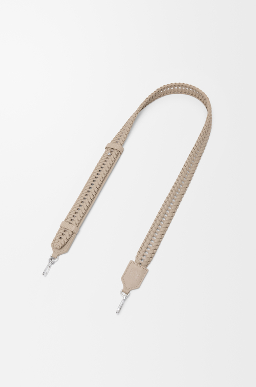 LOEWE Woven strap in calfskin Clay