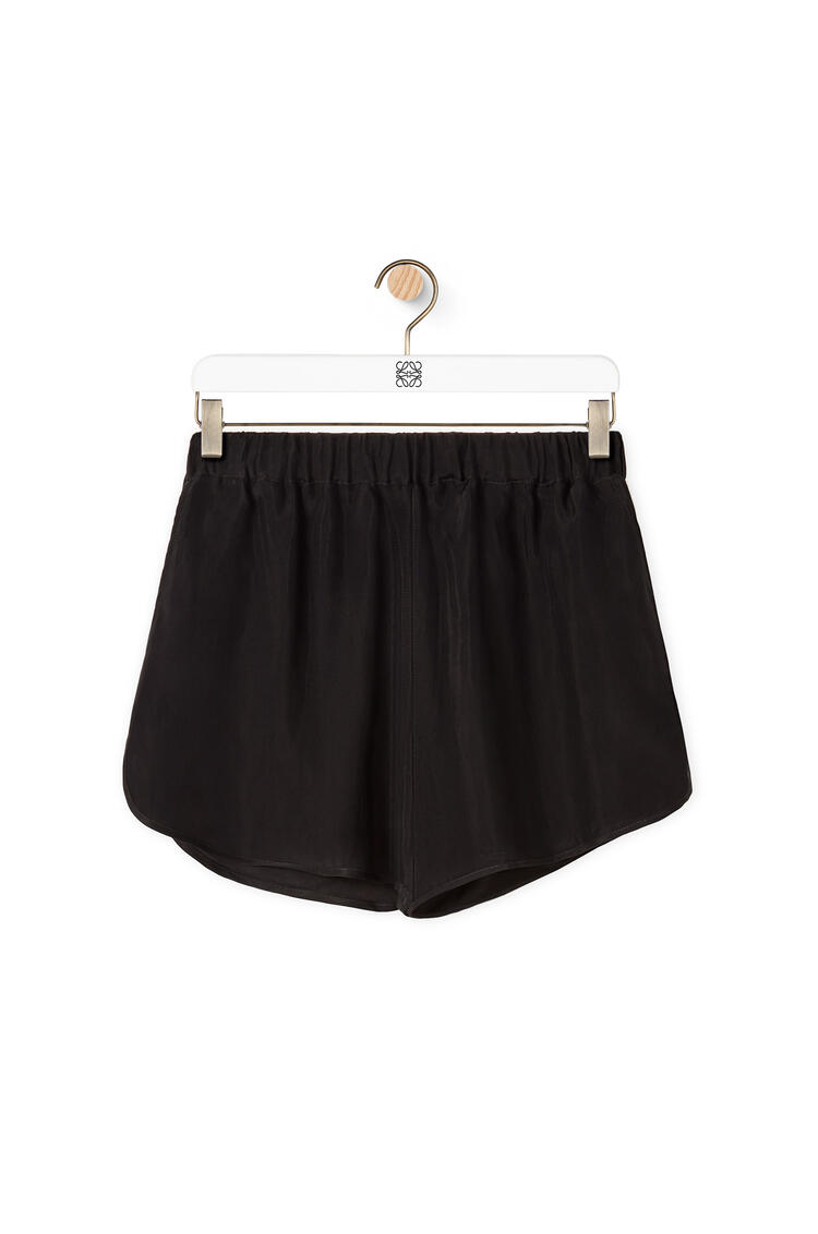 LOEWE Shorts in cotton and cupro Black pdp_rd