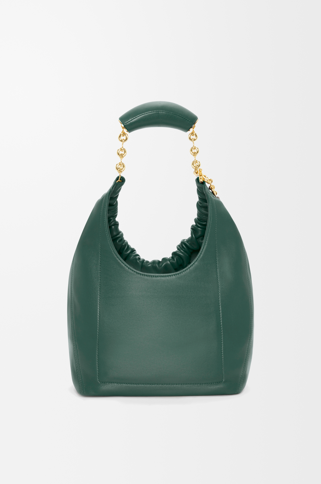 LOEWE Bolso Squeeze pequeño en piel napa de cordero Vetiver
