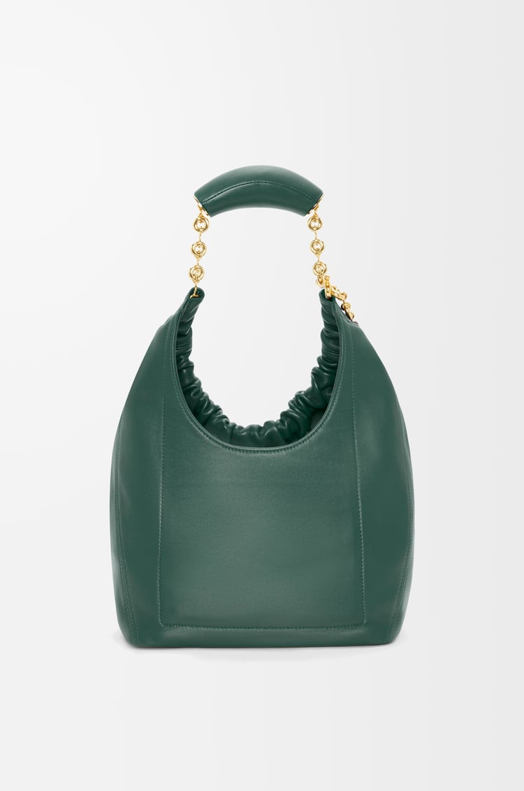 LOEWE Small Squeeze bag in mellow nappa lambskin Vetiver