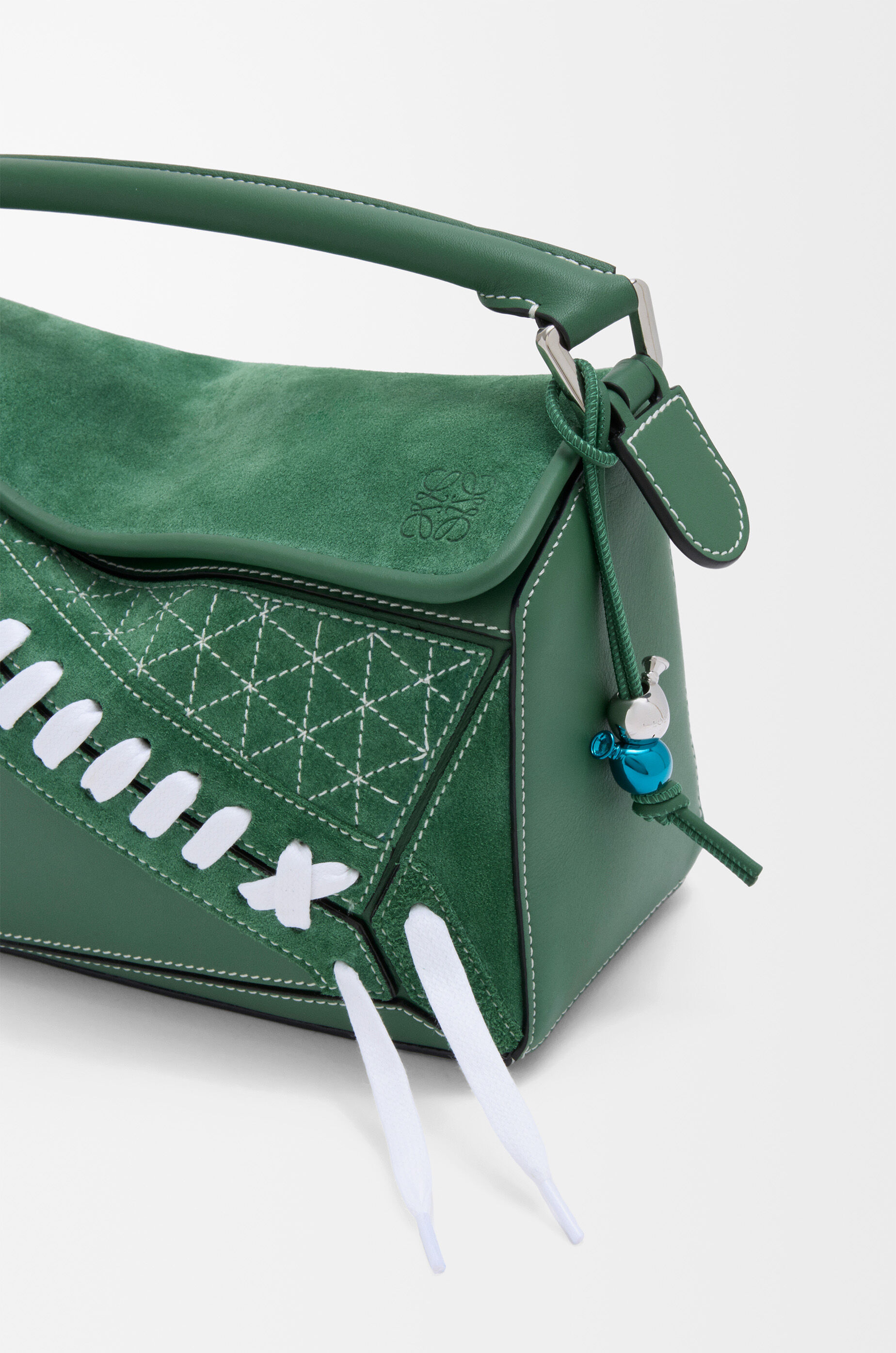 その他 LOEWE Small Puzzle Biker bag in shiny calfskin Brown - LOEWE