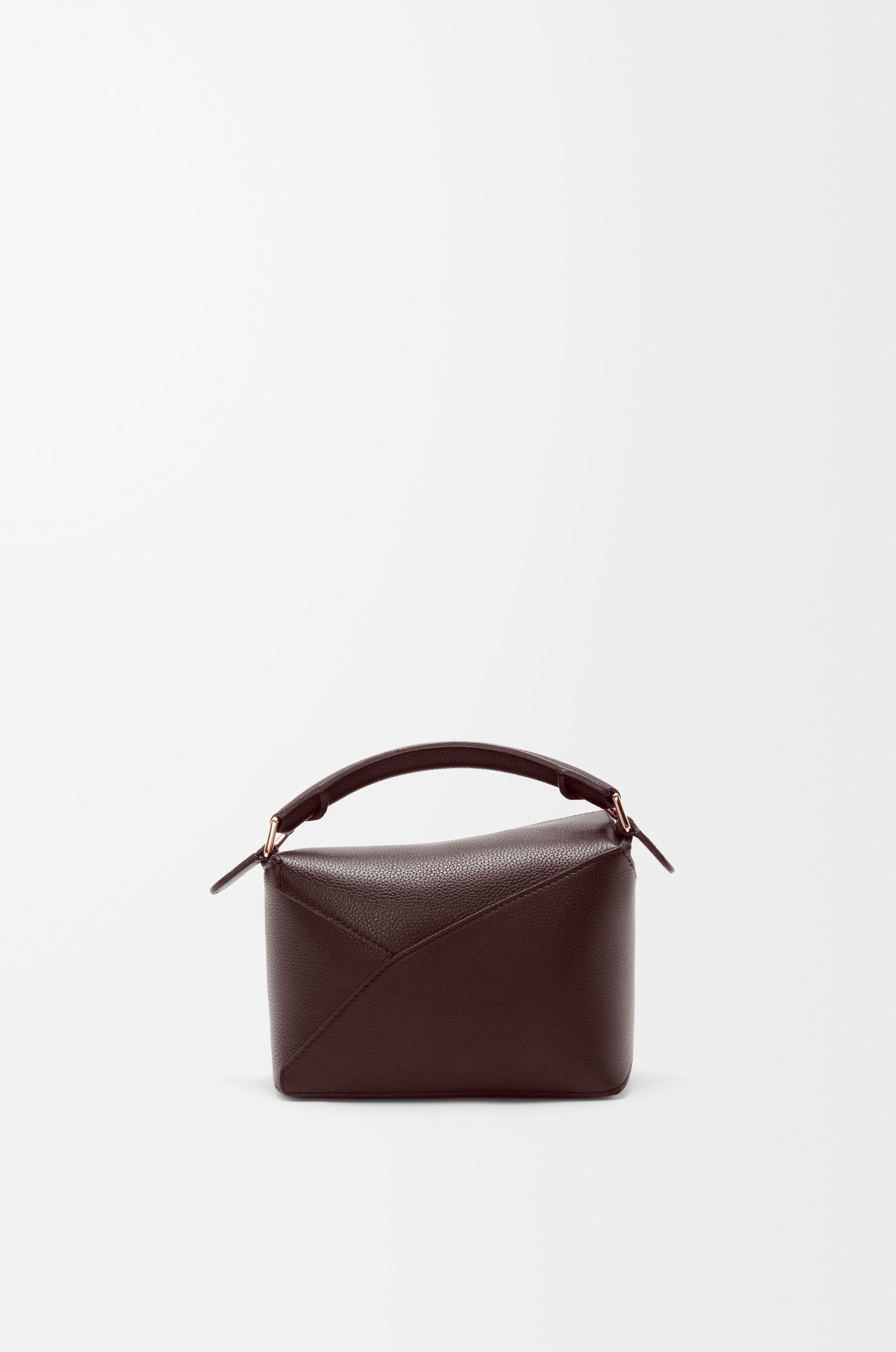 パズルエッジ バッグ ミニ（ソフトグレインカーフ） ブラウン - LOEWE