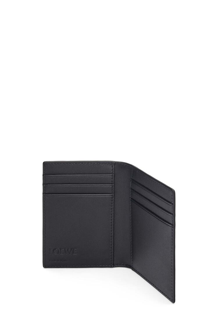 LOEWE Bifold cardholder in soft grained calfskin Black