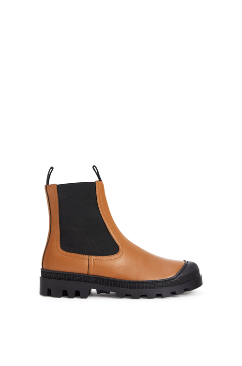 LOEWE Chelsea boot in calfskin Tan