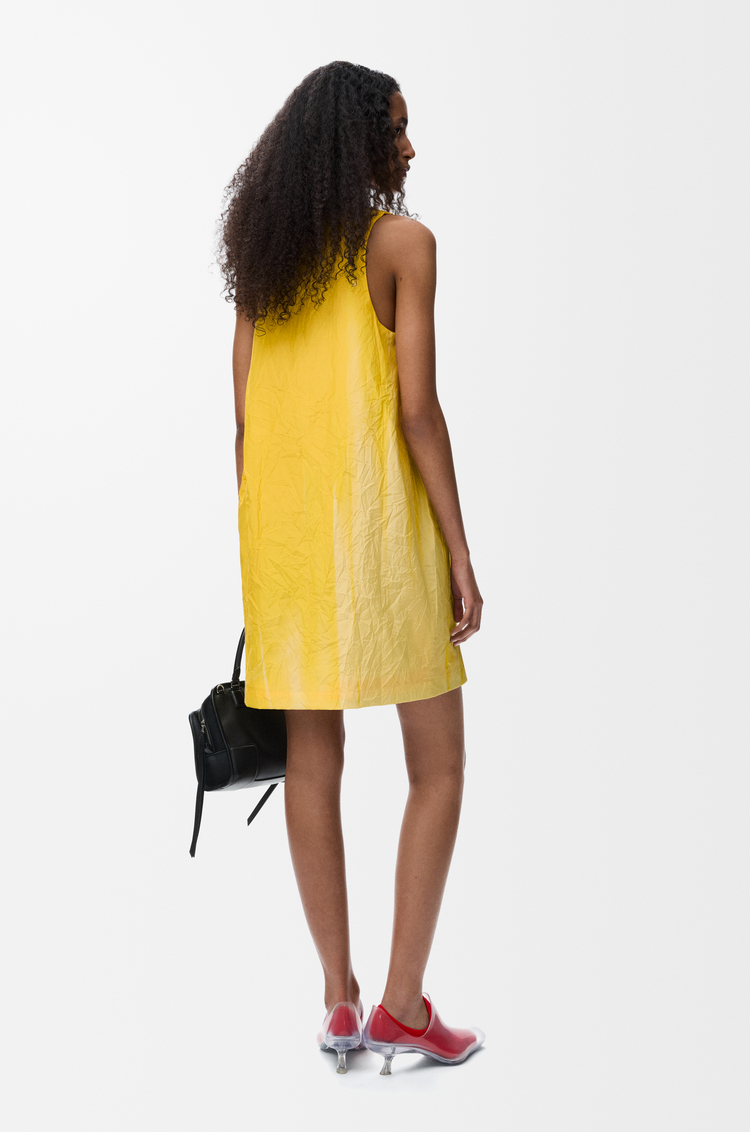 LOEWE Dress in technical cotton Yellow