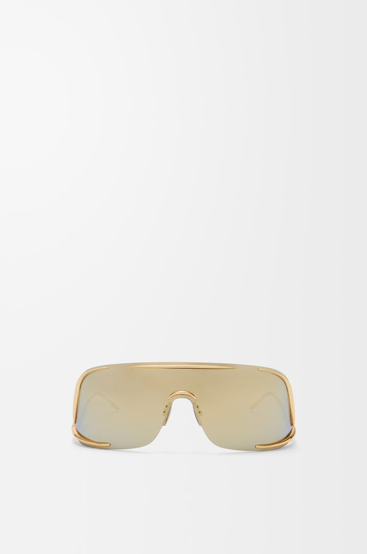 LOEWE Shield Mask sunglasses Gold