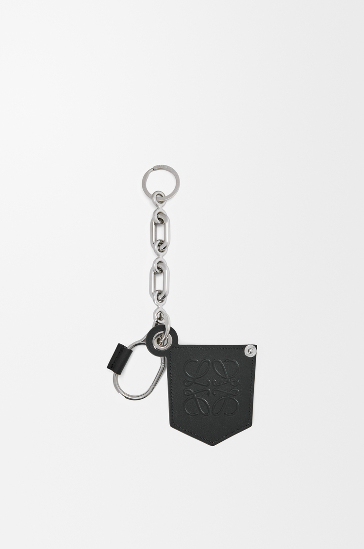 LOEWE Charm Pocket  Negro/Plateado