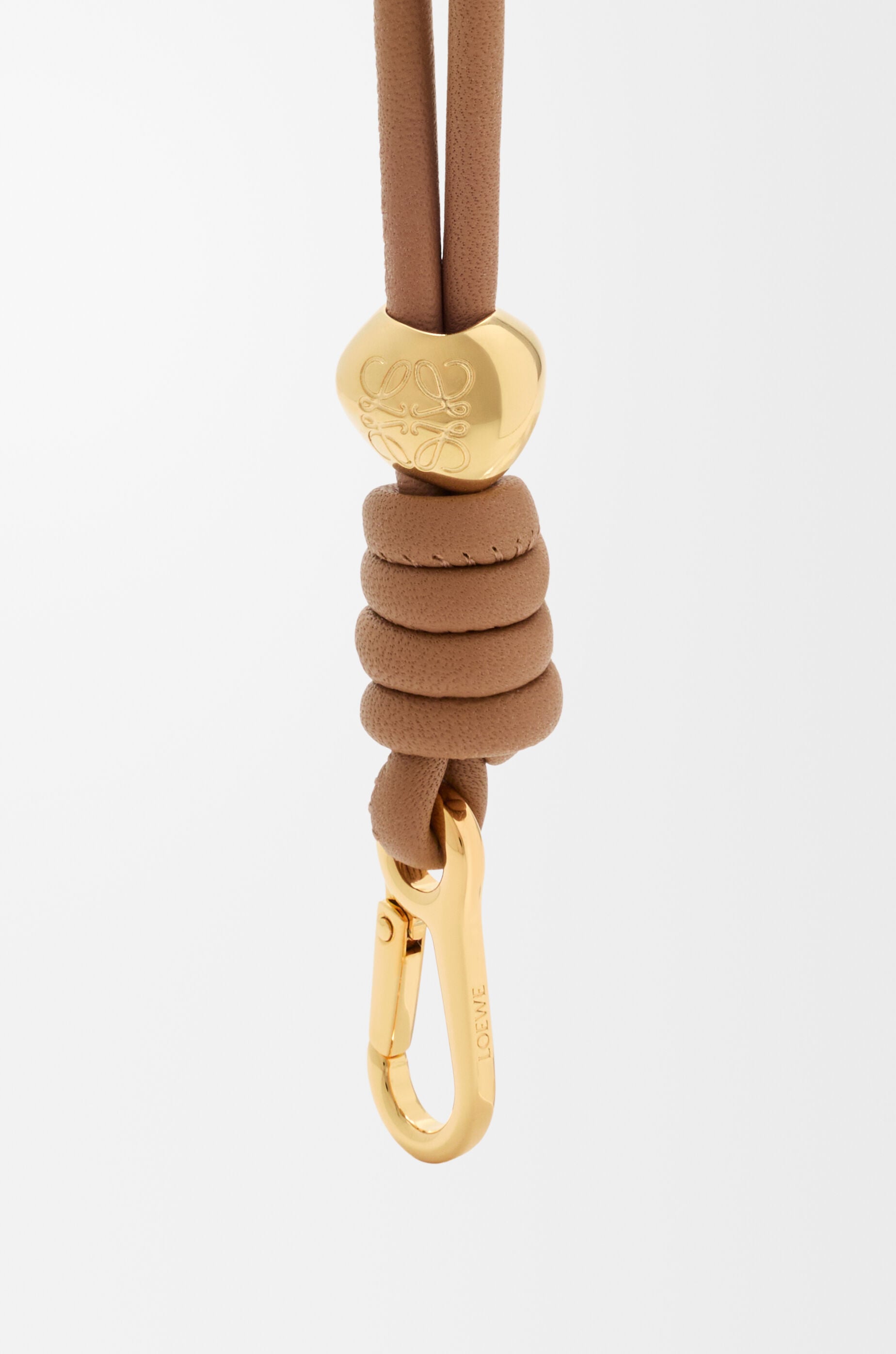 Wristlet in calfskin Brown - LOEWE USA Official Website