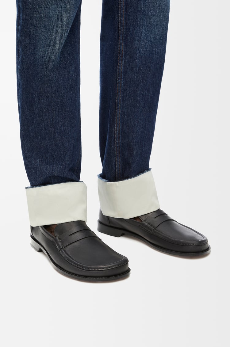 LOEWE Campo loafer in calfskin Black