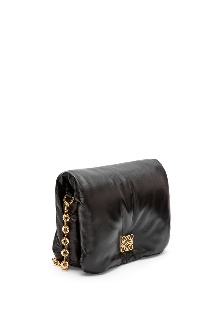 LOEWE Puffer Goya bag in shiny nappa lambskin Black