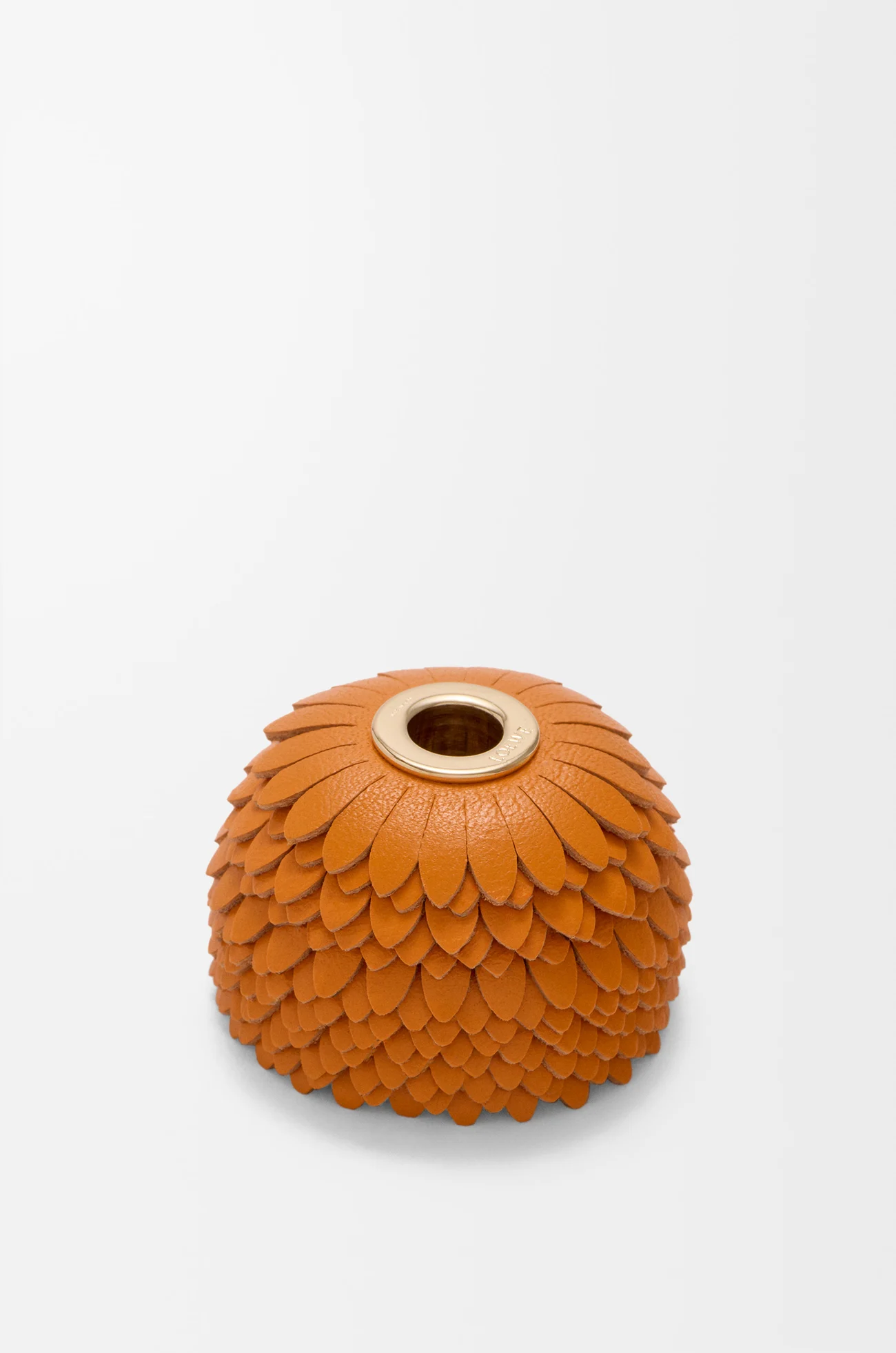 LOEWE フラワー ダイス（クラシックカーフ） オレンジ