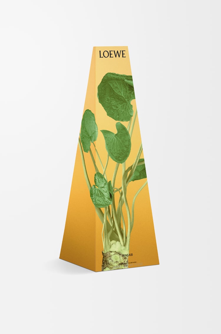 LOEWE Candelabro de cera Wasabi Amarillo
