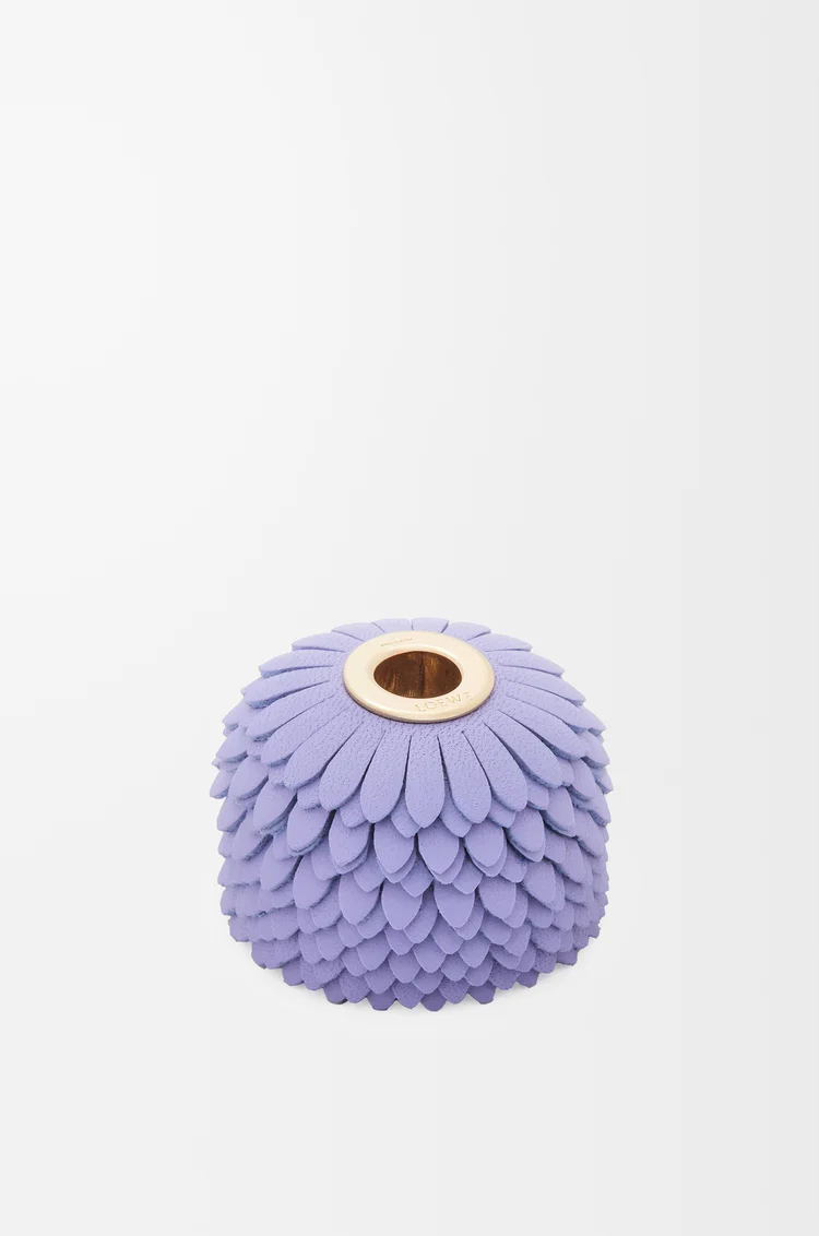 LOEWE フラワー チャーム（カーフ） ブライトラベンダー