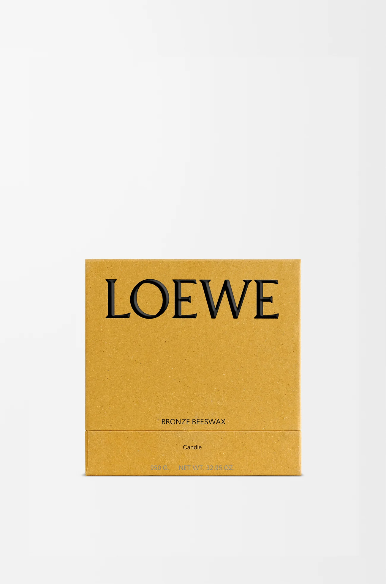 LOEWE Medium Bronze beeswax candle Amber