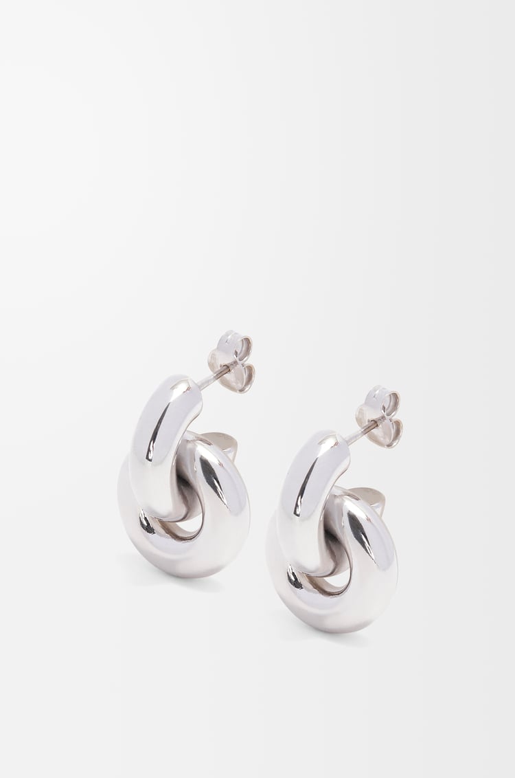 LOEWE Donut link earrings in sterling silver Silver