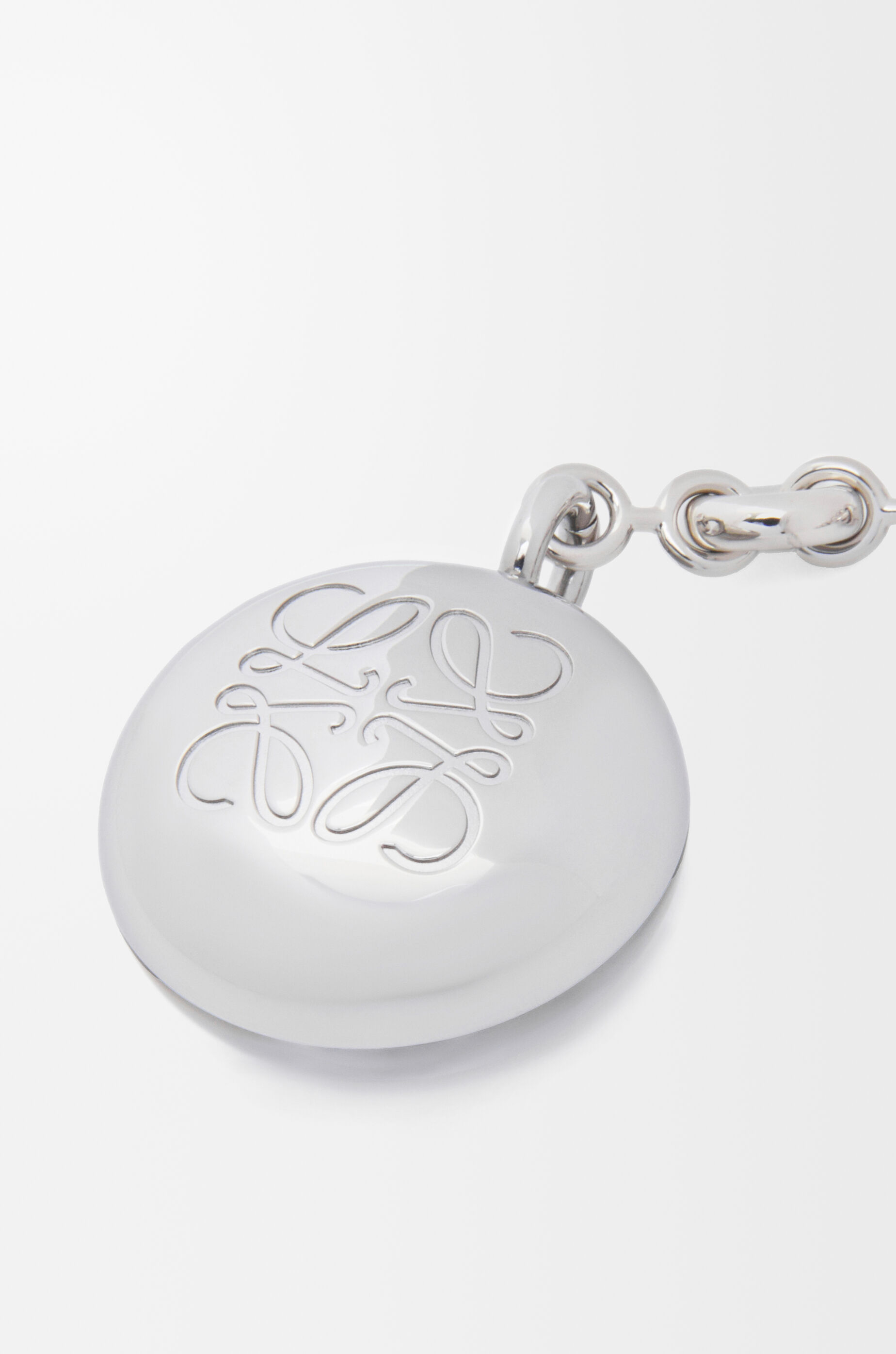 Pebble keyring Silver - LOEWE
