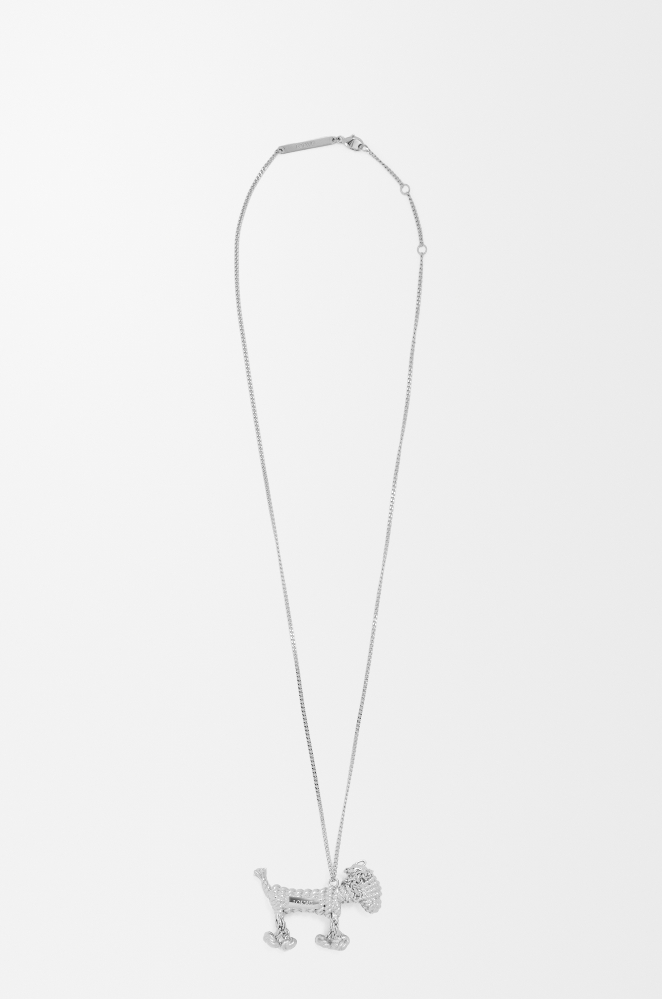 LOEWE Collar Sausage Dog Plata