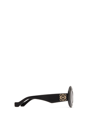 LOEWE Gafas de sol montura ovalada oversized en acetato Negro