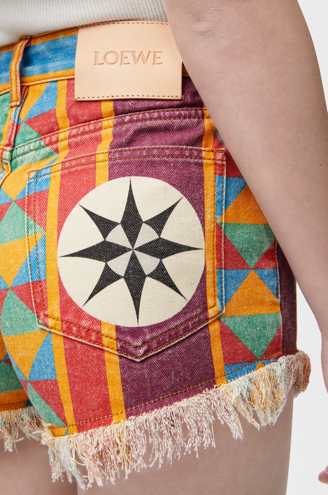 LOEWE Shorts in denim Multicolor