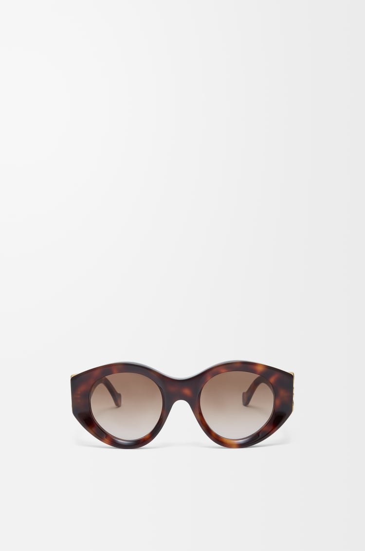 LOEWE Maxi Anagram Butterfly Sunglasses Havana