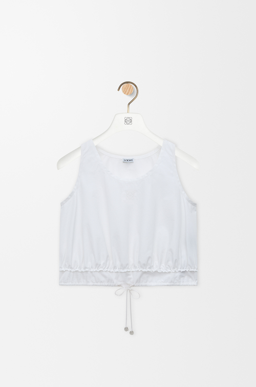 LOEWE Top en algodón Blanco