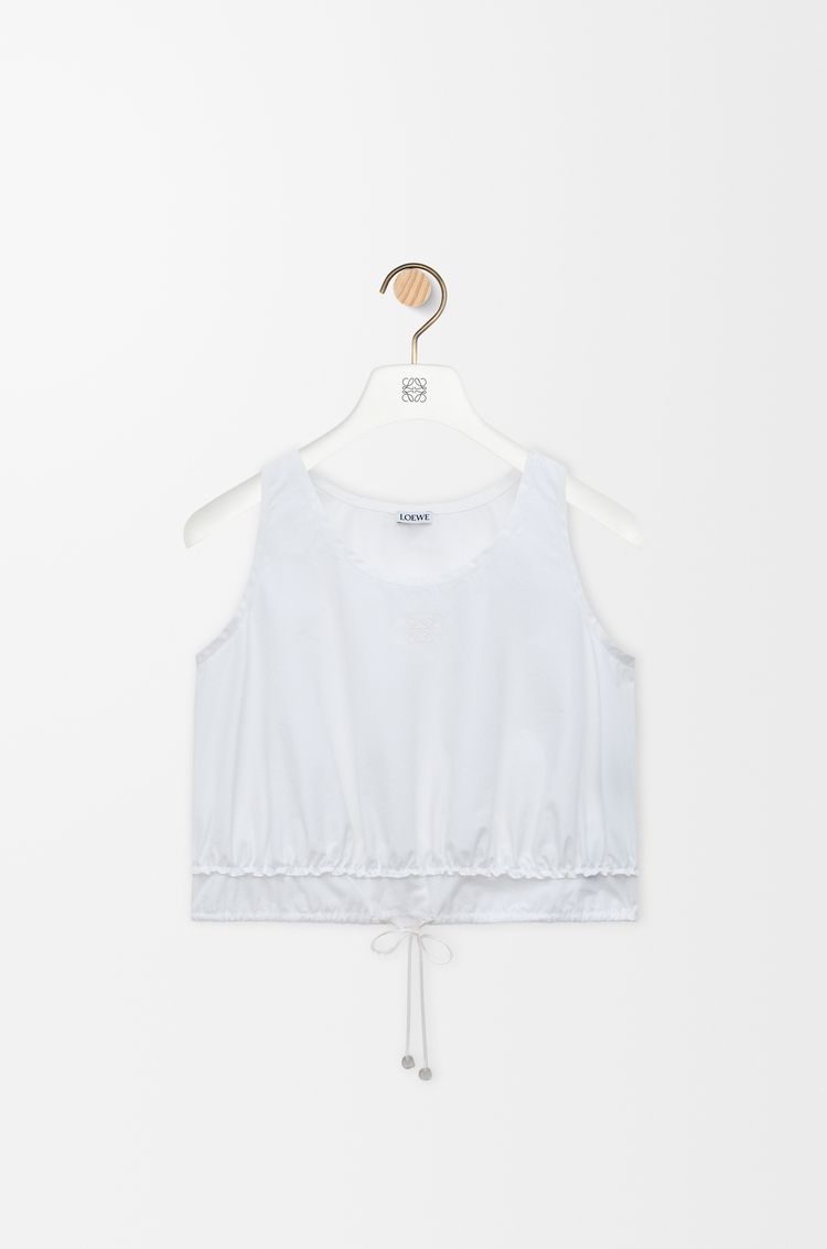 LOEWE Top en algodón Blanco
