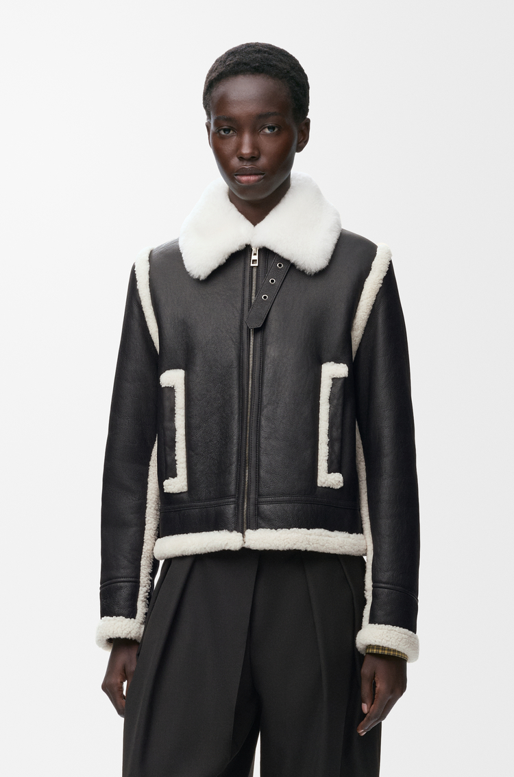LOEWE Chaqueta en lana de oveja Negro