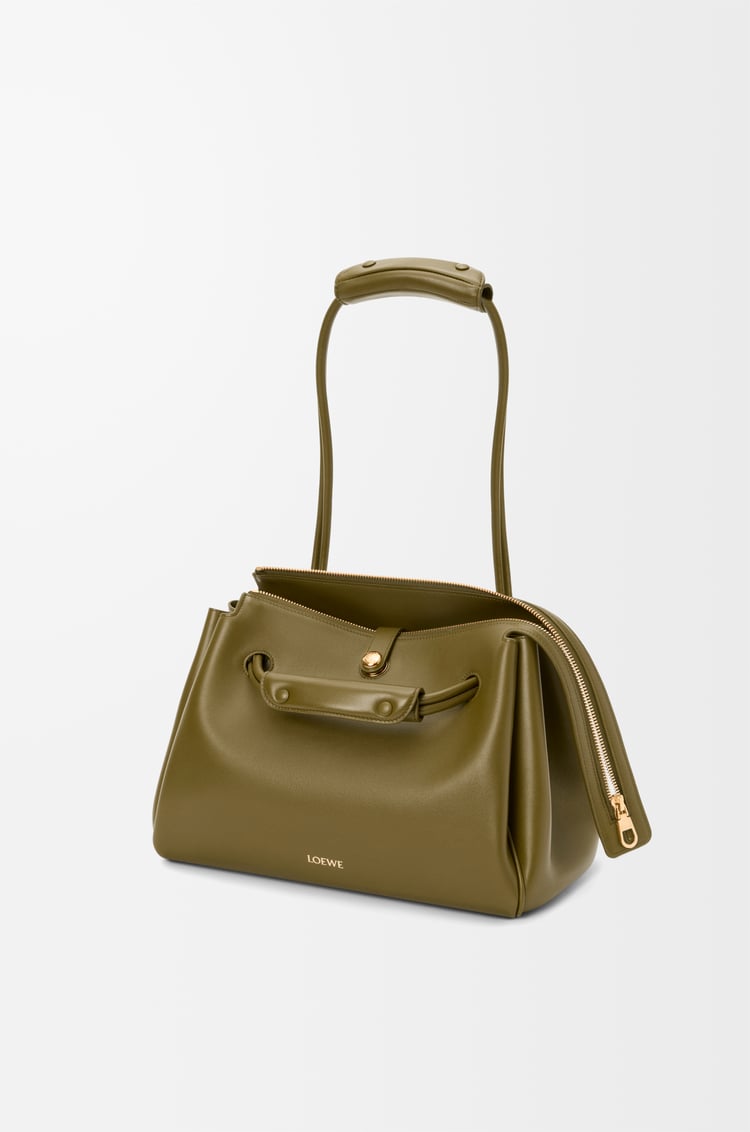 LOEWE Medium Madrid bag in supple calfskin Olive