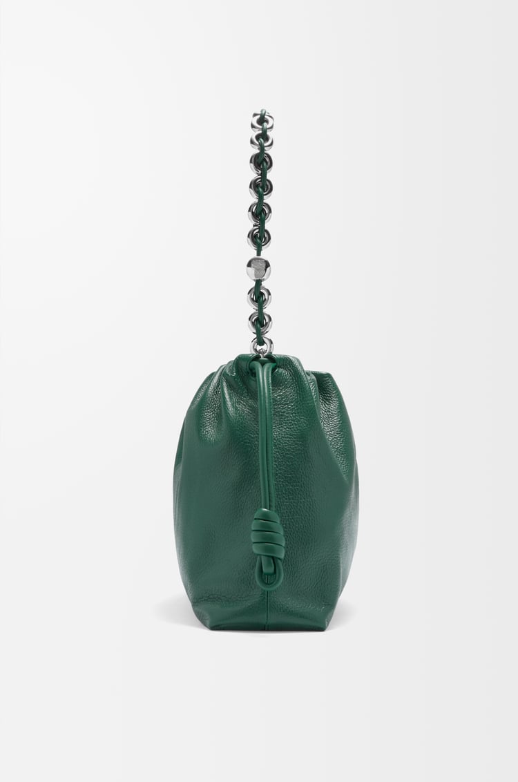 LOEWE 大型鹿皮 Flamenco Purse 包款 常青色