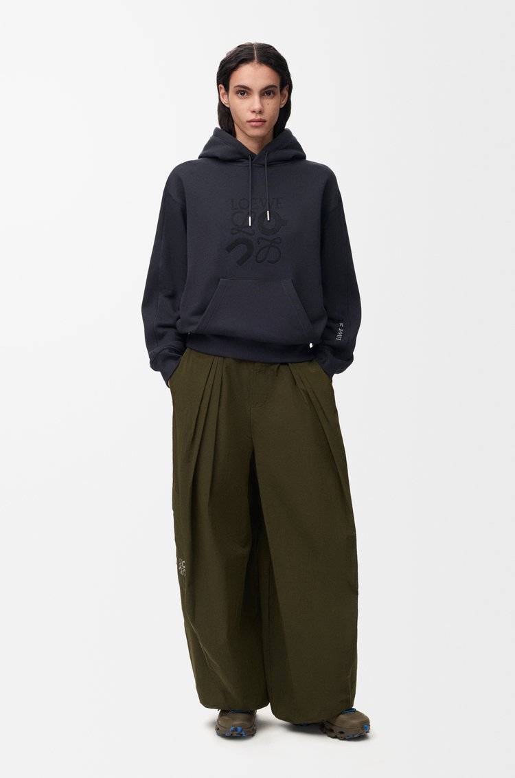 LOEWE Hoodie in cotton Black