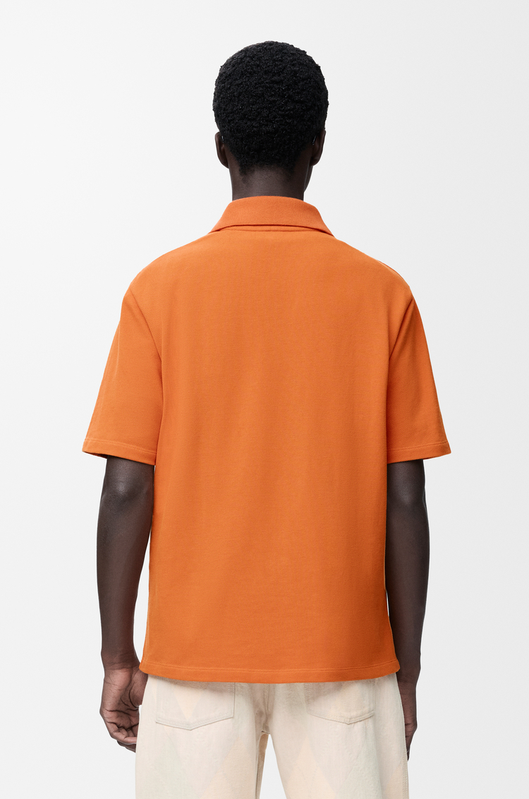 LOEWE Polo in cotton Orange