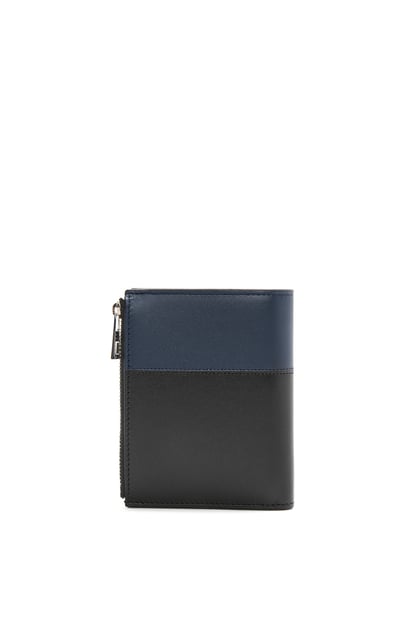 LOEWE 슬림 컴팩트 지갑 - 샤이니 카프스킨	 블랙/딥 네이비 plp_rd