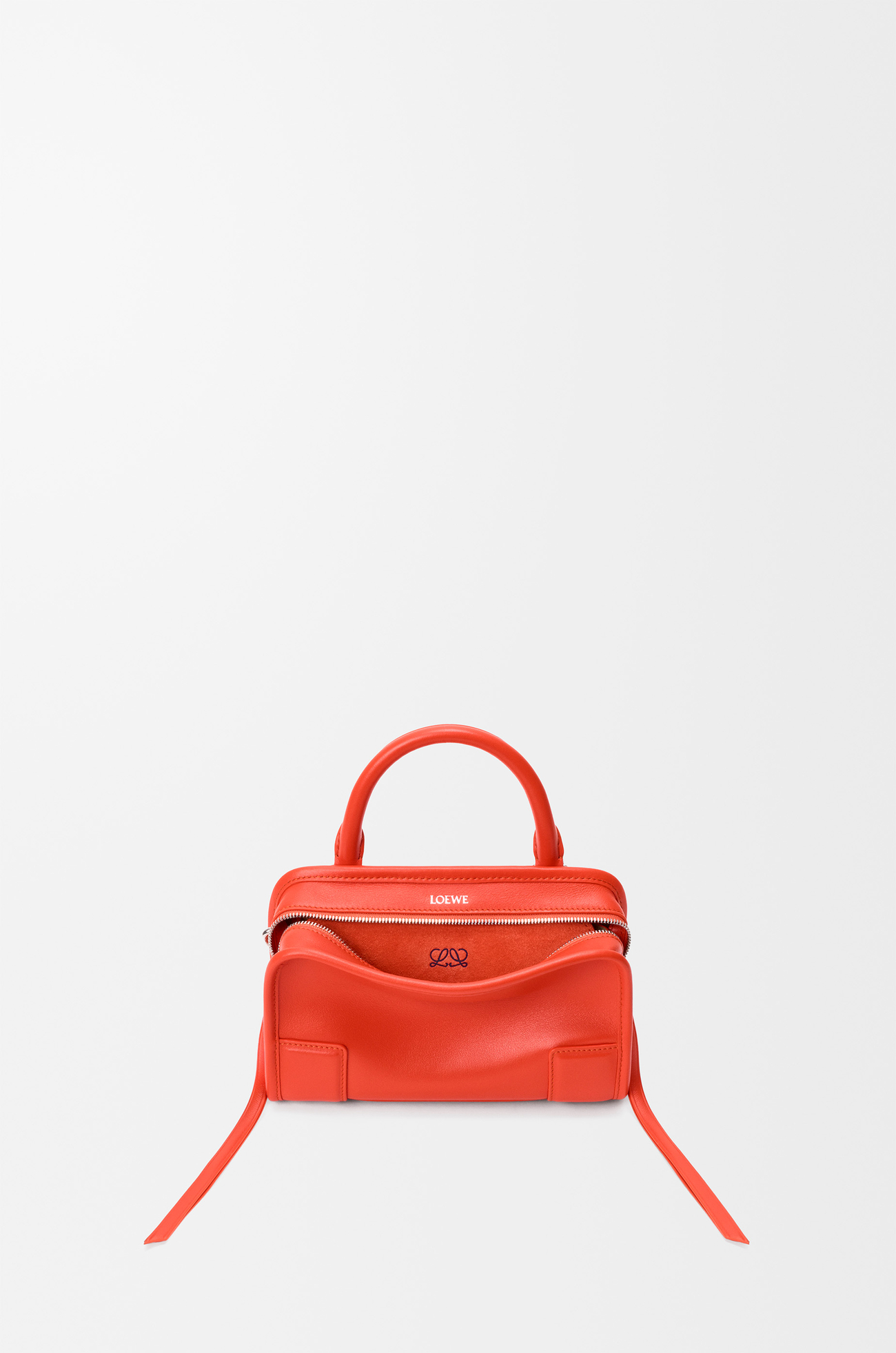 LOEWE 迷你柔軟小牛皮 Amazona 180 包款 日出橘