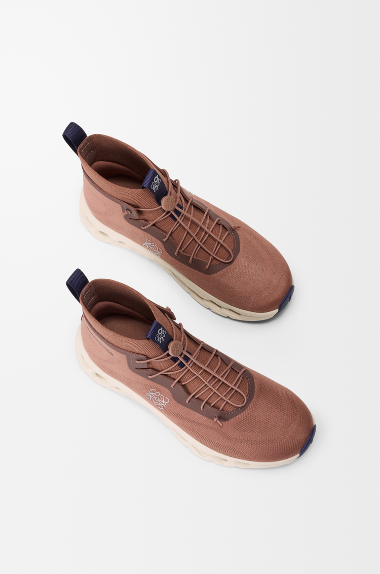LOEWE LOEWE x On Cloudtilt 女士高帮运动鞋 灰褐色/燕麦色/海军蓝