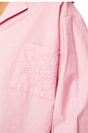LOEWE Blusa tipo pijama de algodón con anagrama Rosa Ingles plp_rd