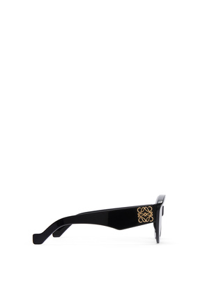 LOEWE Butterfly Anagram sunglasses in acetate Shiny Black plp_rd
