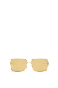 LOEWE Anagram sunglasses in acetate and metal Golden Silver
