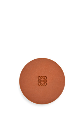 LOEWE 小号陶瓷和牛皮革流苏盒 Orange