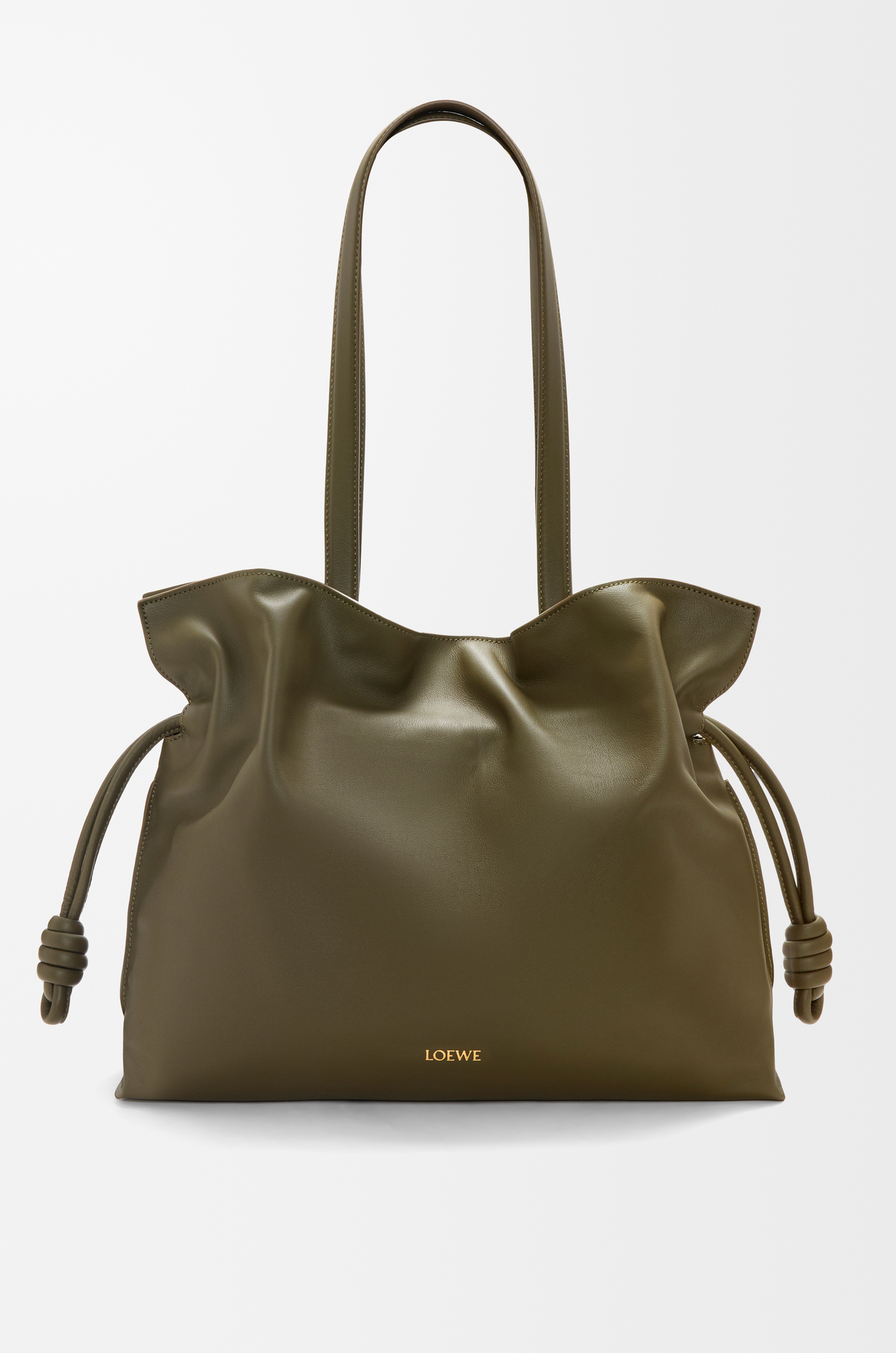 LOEWE Bolso Flamenco purse mediano con lentejuelas Verde Caqui Oscuro plp_rd